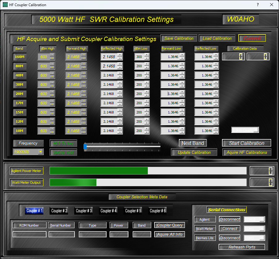 Calibration program