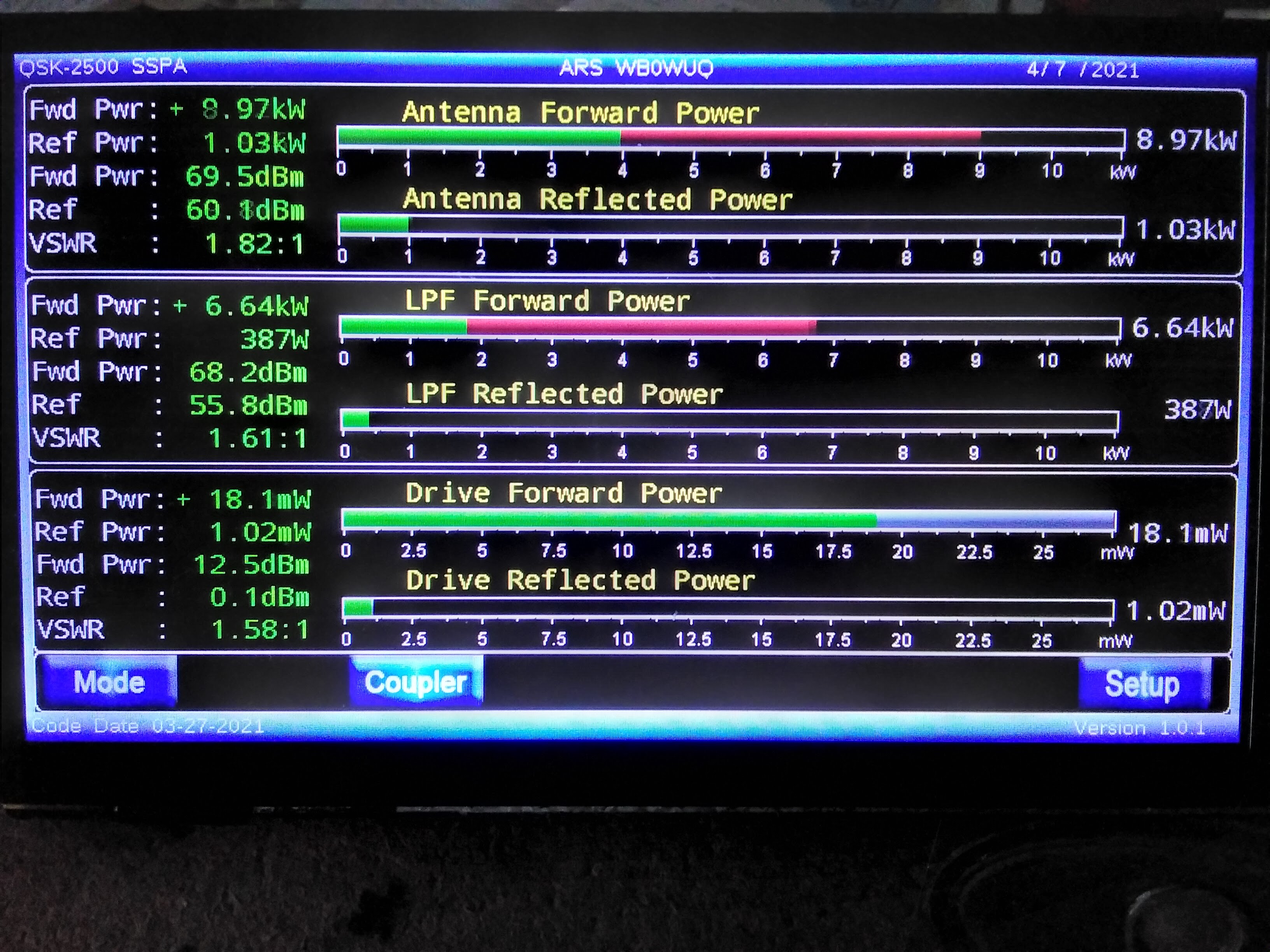 Watt meter program